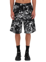 Black Printed Shorts 1