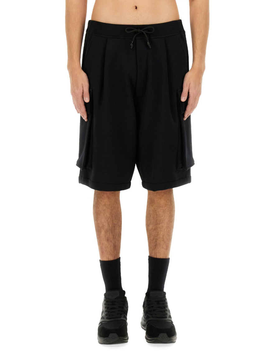 Black Solid Shorts 1