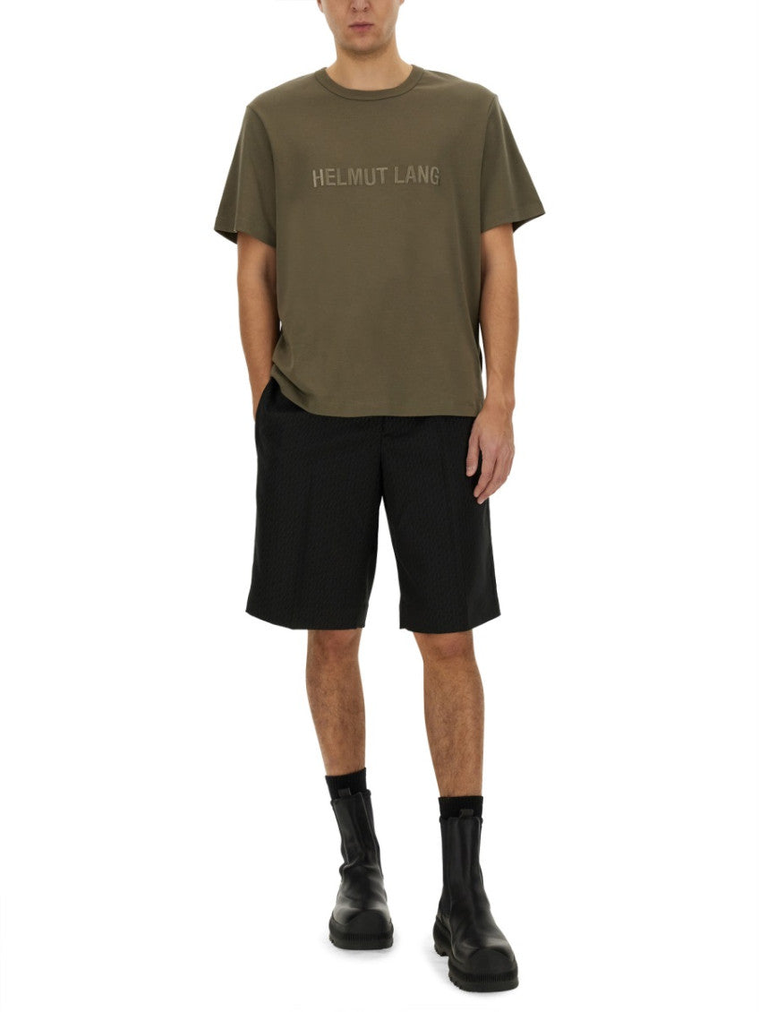 Black Textured Shorts 2