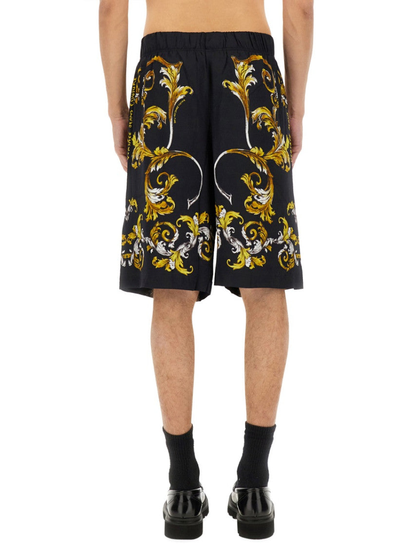 Black Printed Shorts 4