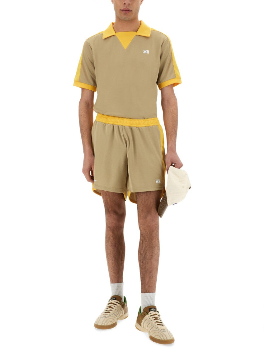Yellow Color Block Shorts 2