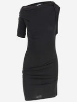 Black The Drapeado Mini Dress 1