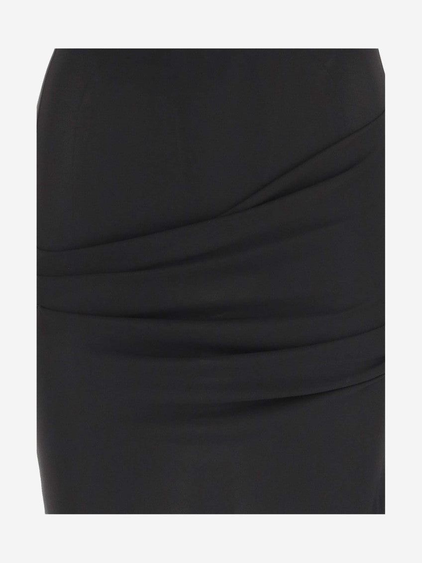Black The Drapeado Mini Dress 3