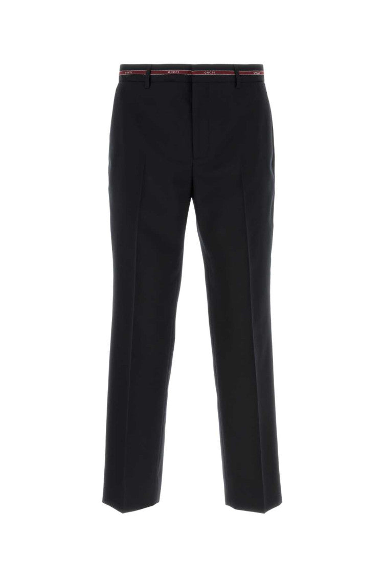 Dark Blue Selvedge Detail Pants 1