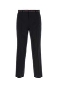 Dark Blue Selvedge Detail Pants 1