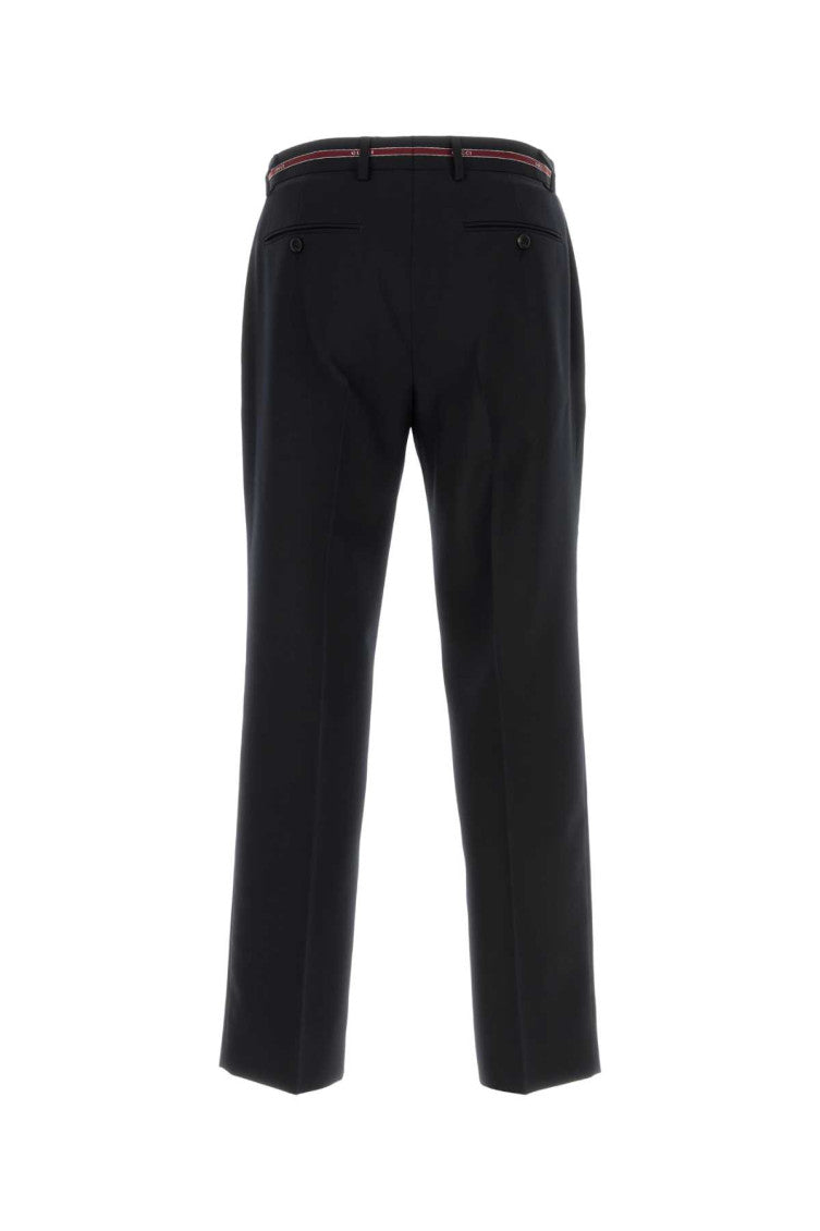 Dark Blue Selvedge Detail Pants 2