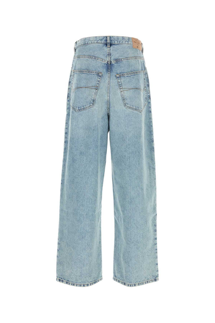 Blue Denim Baggy Jeans 2