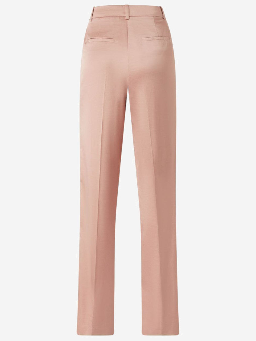 Pink Formal Satin Trousers 2