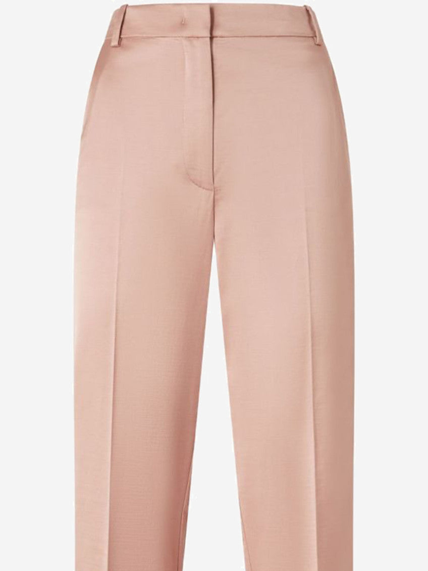 Pink Formal Satin Trousers 3