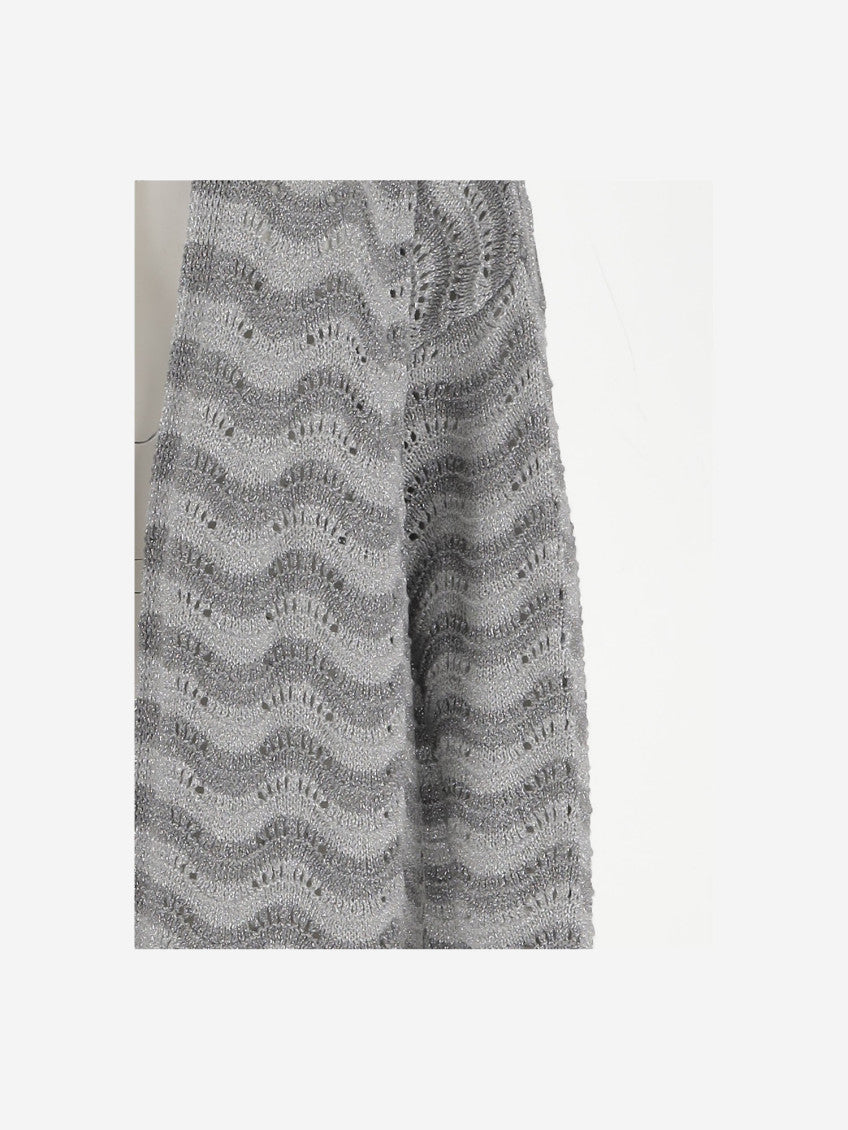 Grey Wavy-pattern Cardigan 3