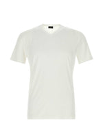 Off White V Neck T-Shirt 1