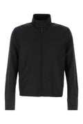 Black Mock Collar Jackets 1