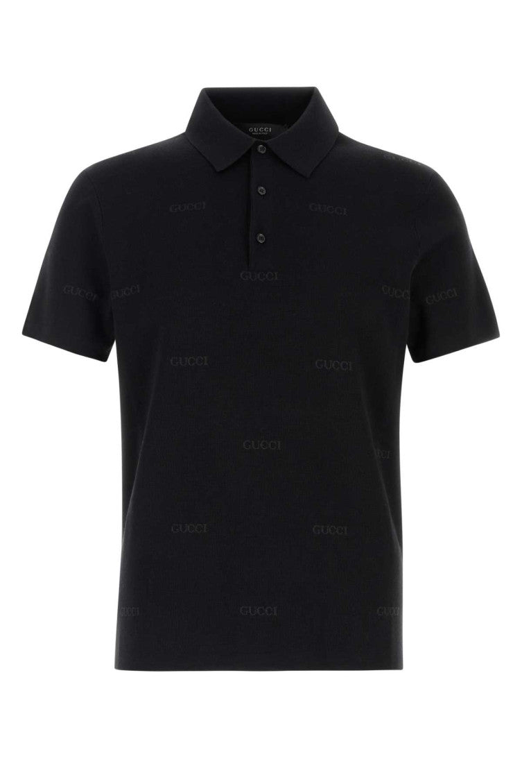 Black Logo Polos 1