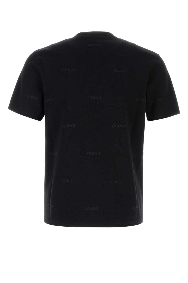 Black Crew Neck T-Shirts 2