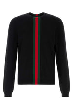 Black Crew Neck Sweaters 1