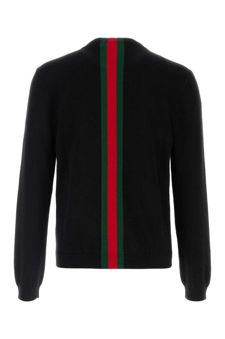 Black Crew Neck Sweaters 2
