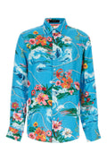 Sky Blue Floral Shirts 1