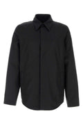 Black Logo Faille Jackets 1
