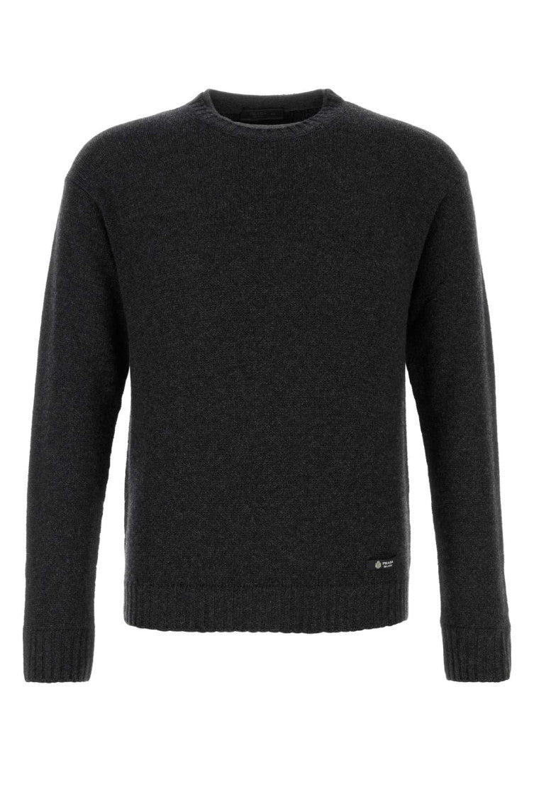 Dark Grey Logo Sweaters 1