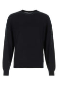 Black Crew Neck Sweaters 1