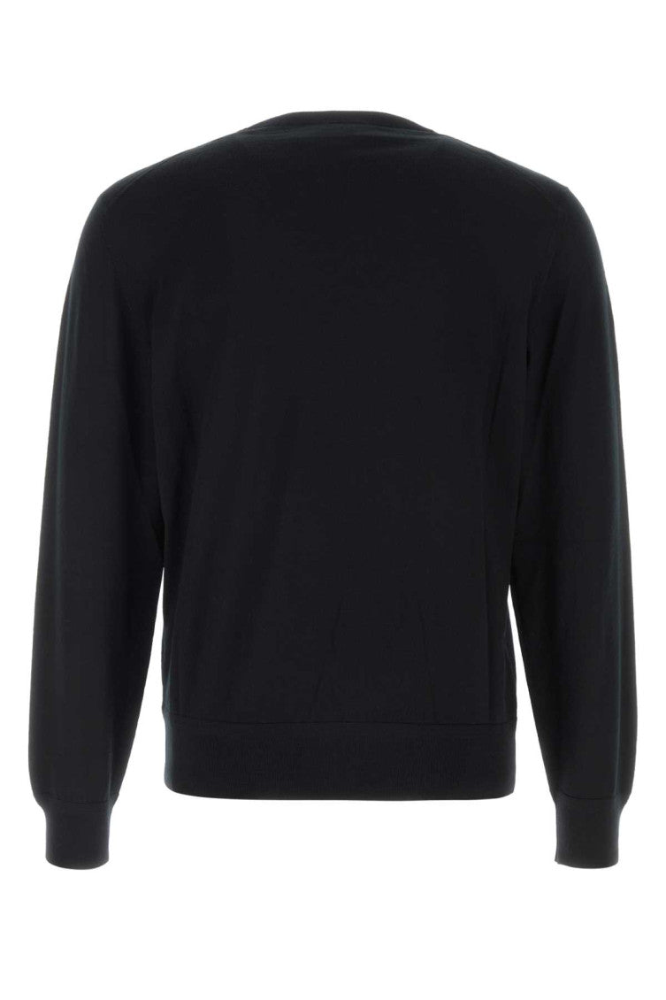 Black Crew Neck Sweaters 2