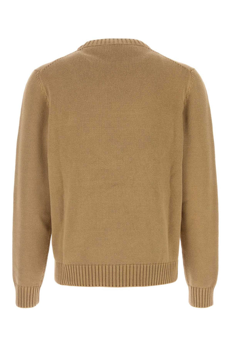 Light Brown Logo Sweaters 2