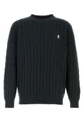 Black Crew Neck Sweaters 1
