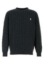 Black Crew Neck Sweaters 1