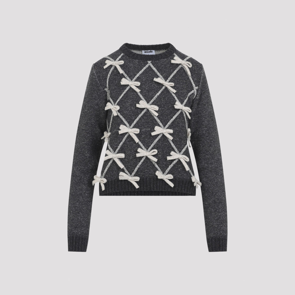Grey Embellished Sweater 2