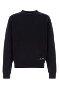 Dark Blue Relaxed Sweaters 1