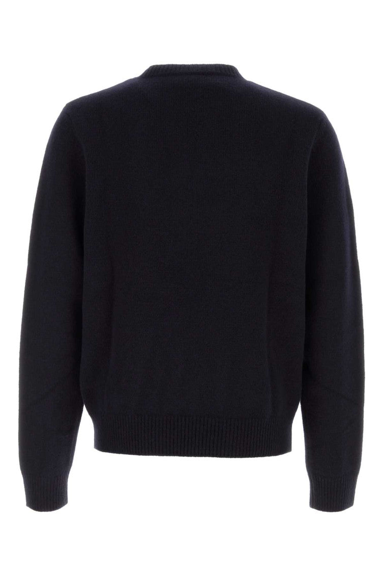 Dark Blue Relaxed Sweaters 2