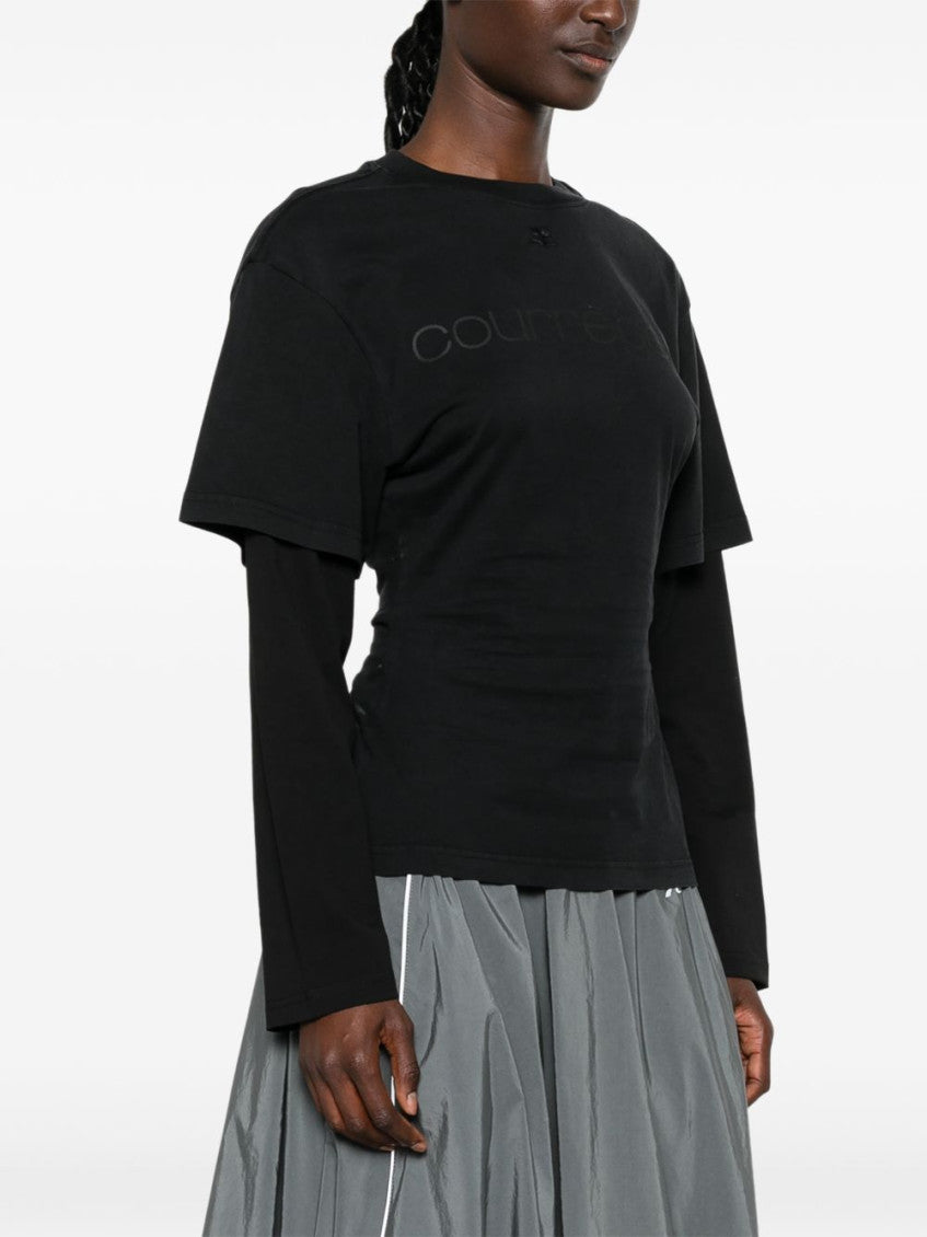 Black Layered T-shirt 5
