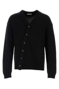 Black V Neck Cardigans 1