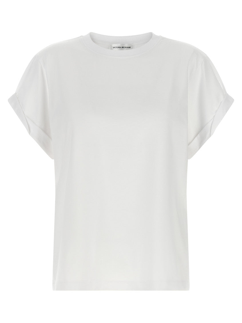 White Crew Neck T-Shirt 1