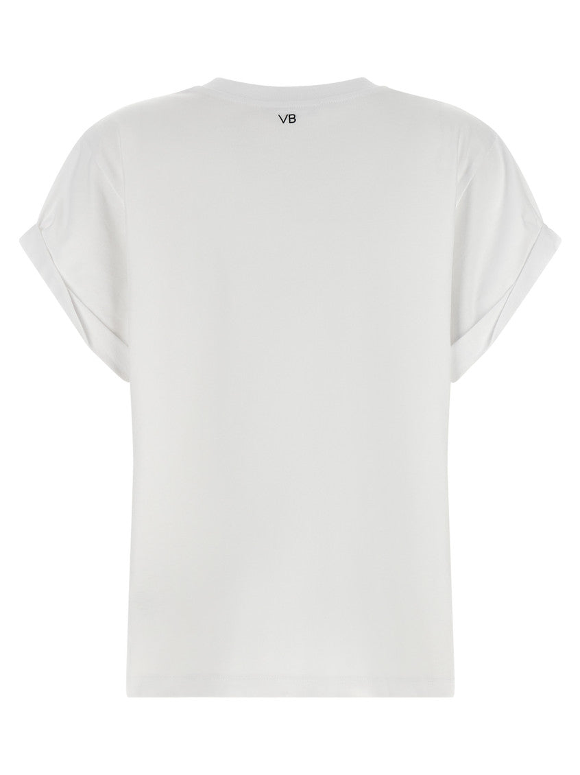 White Crew Neck T-Shirt 2