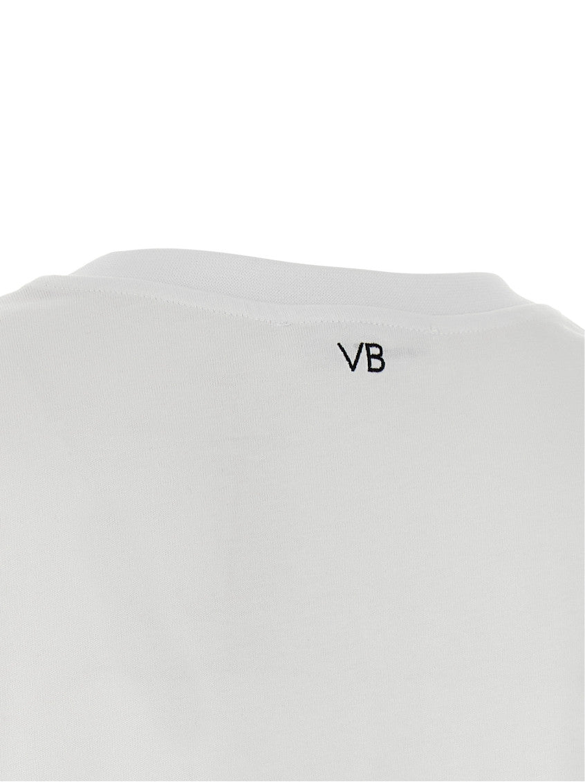 White Crew Neck T-Shirt 4
