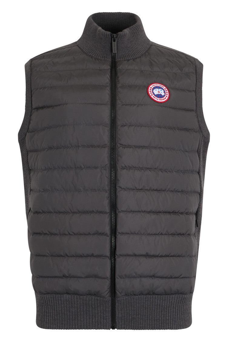 Grey Mock Collar Jackets 1