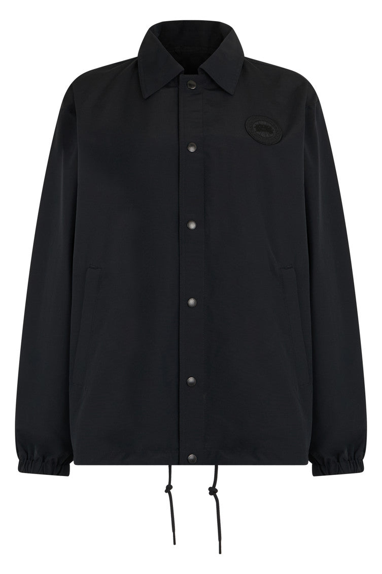 Black Shirt Collar Jackets 1