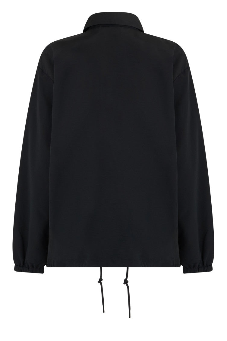 Black Shirt Collar Jackets 2