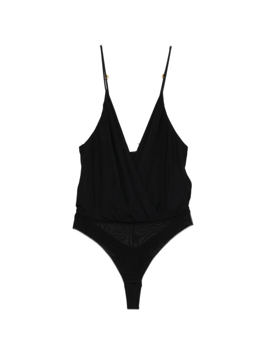 Black V-Neck Top 1