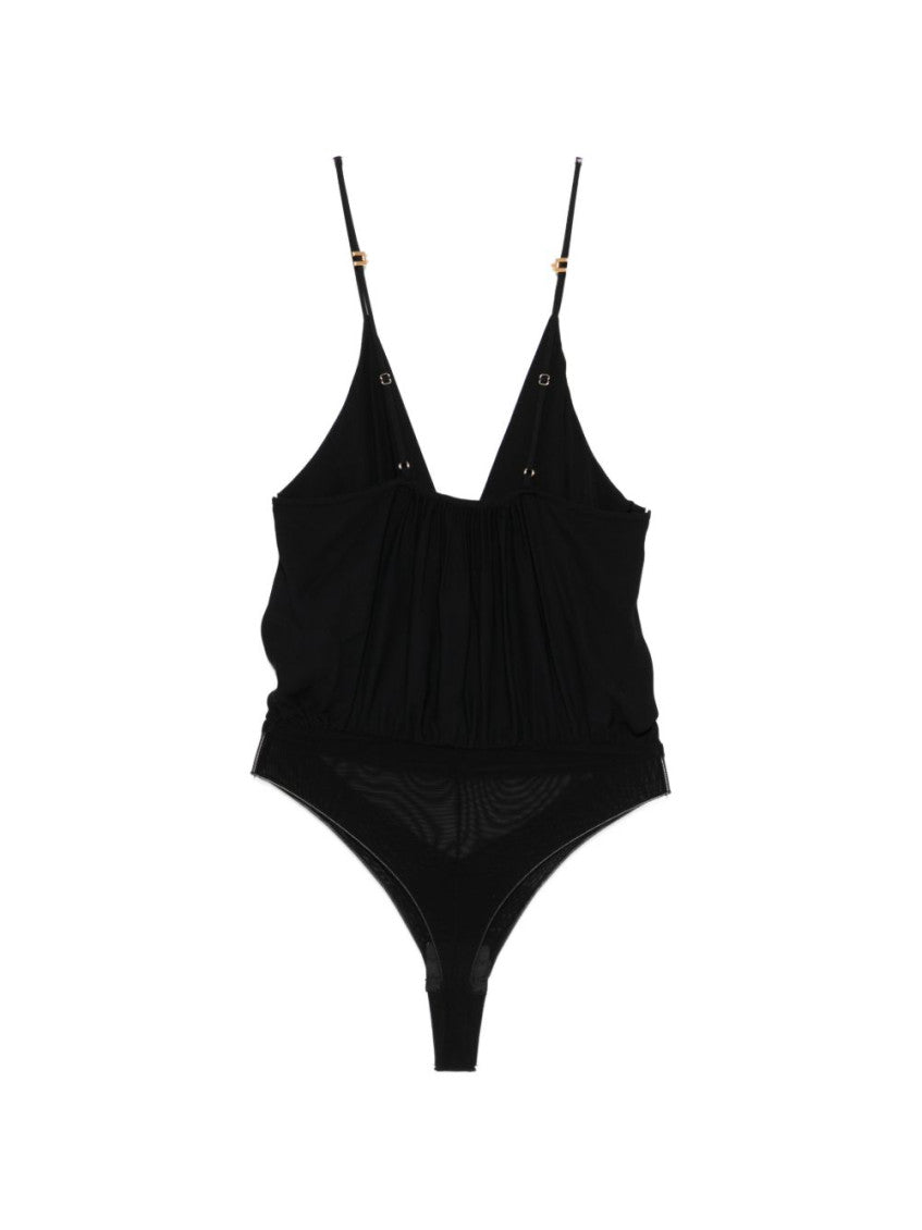 Black V-Neck Top 2
