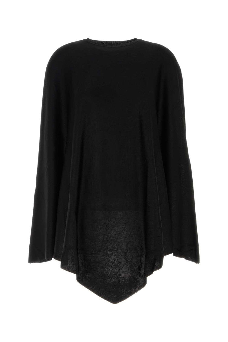 Black Asymmetric Cape 1