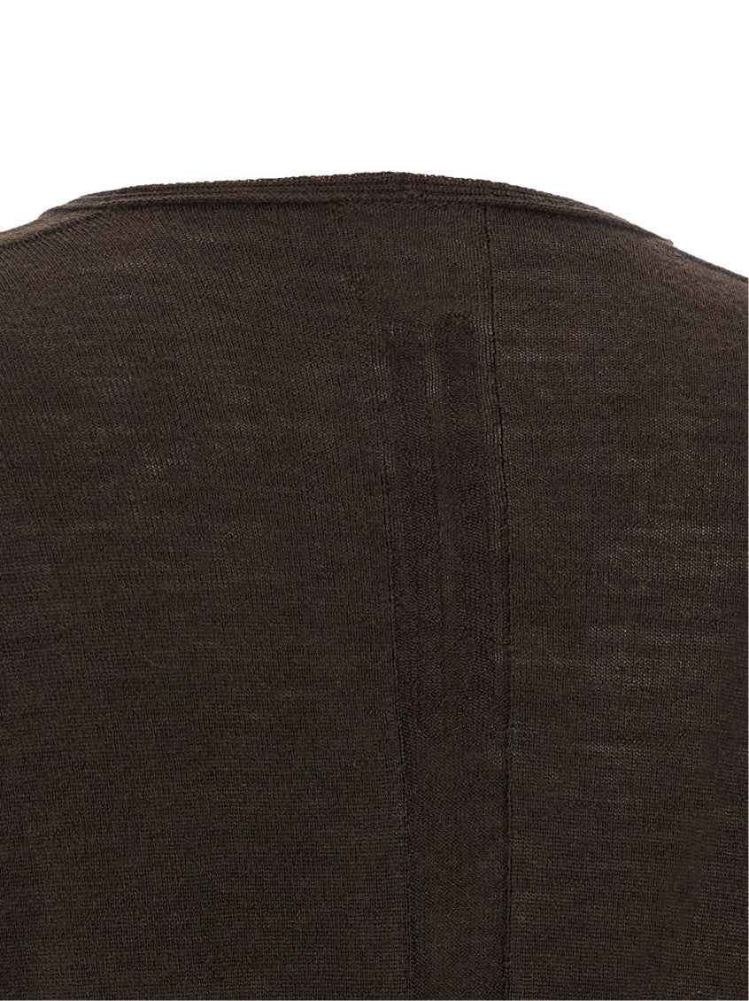 Brown V-Cropped Top 4