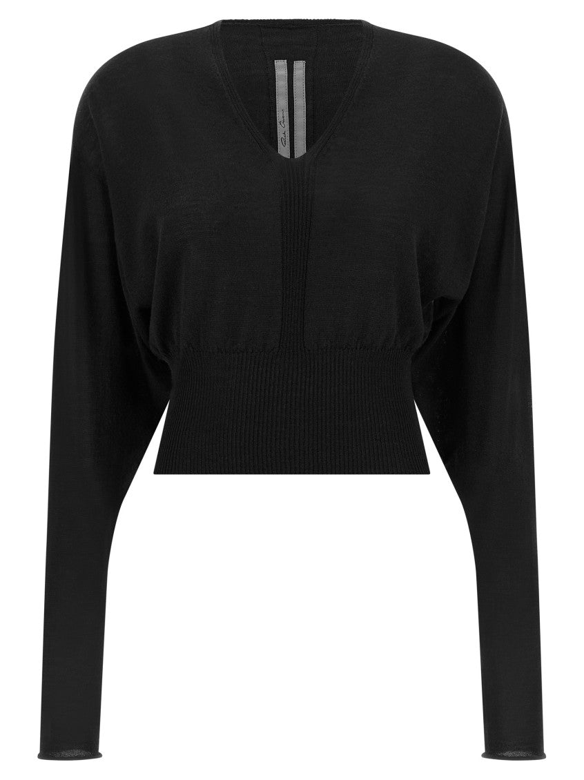 Black V-Cropped Top 1