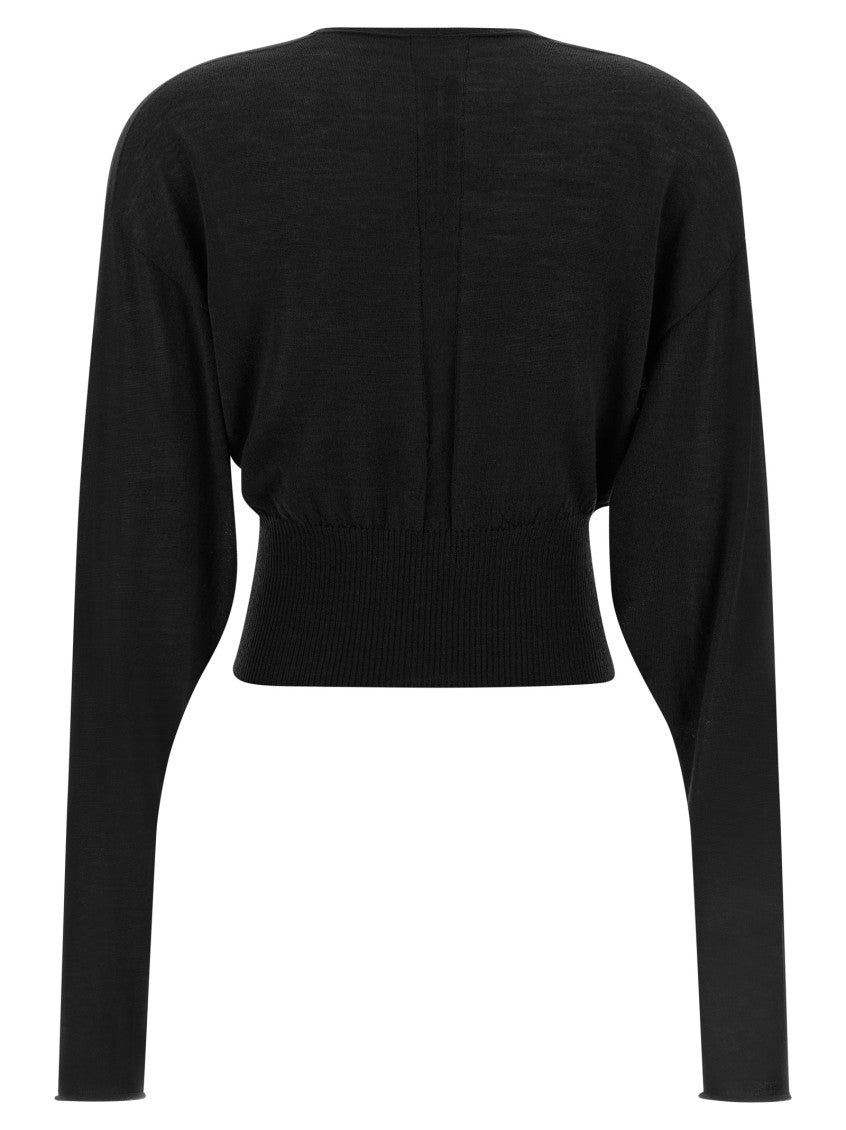 Black V-Cropped Top 2