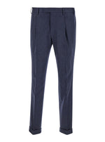 DARK BLUE SLIM PANTS 1