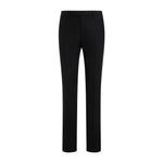 Black Evening Wool Trousers 1
