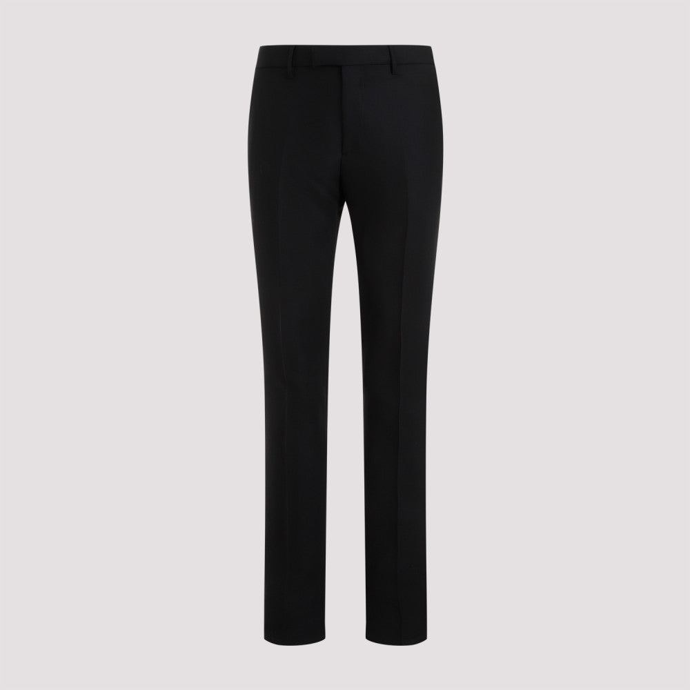 Black Evening Wool Trousers 3