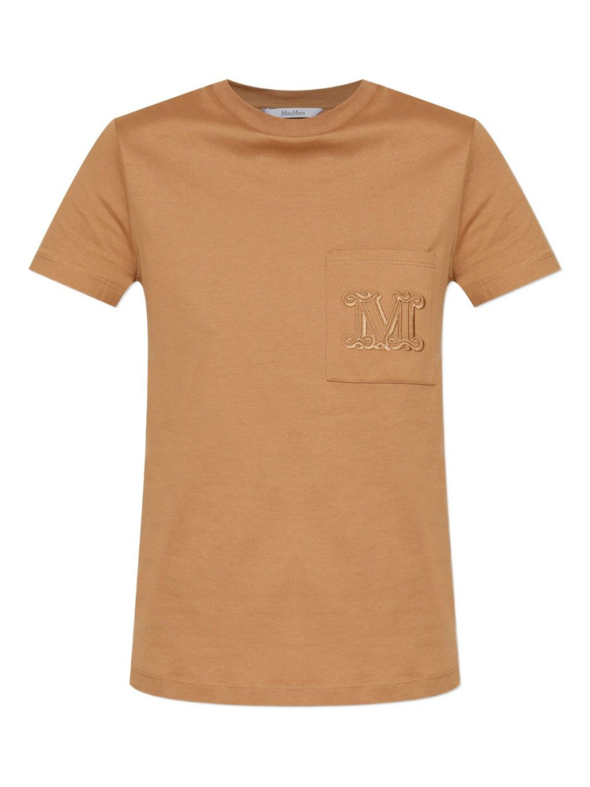 Brown Crewneck Logo T-Shirt 1
