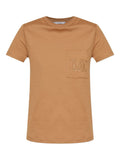 Brown Crewneck Logo T-Shirt 1